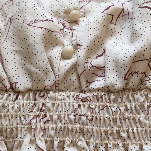 🔴SOLD!! Gift w/ Purchase! Peplum Cream Tank Top - Picture 8 of 14